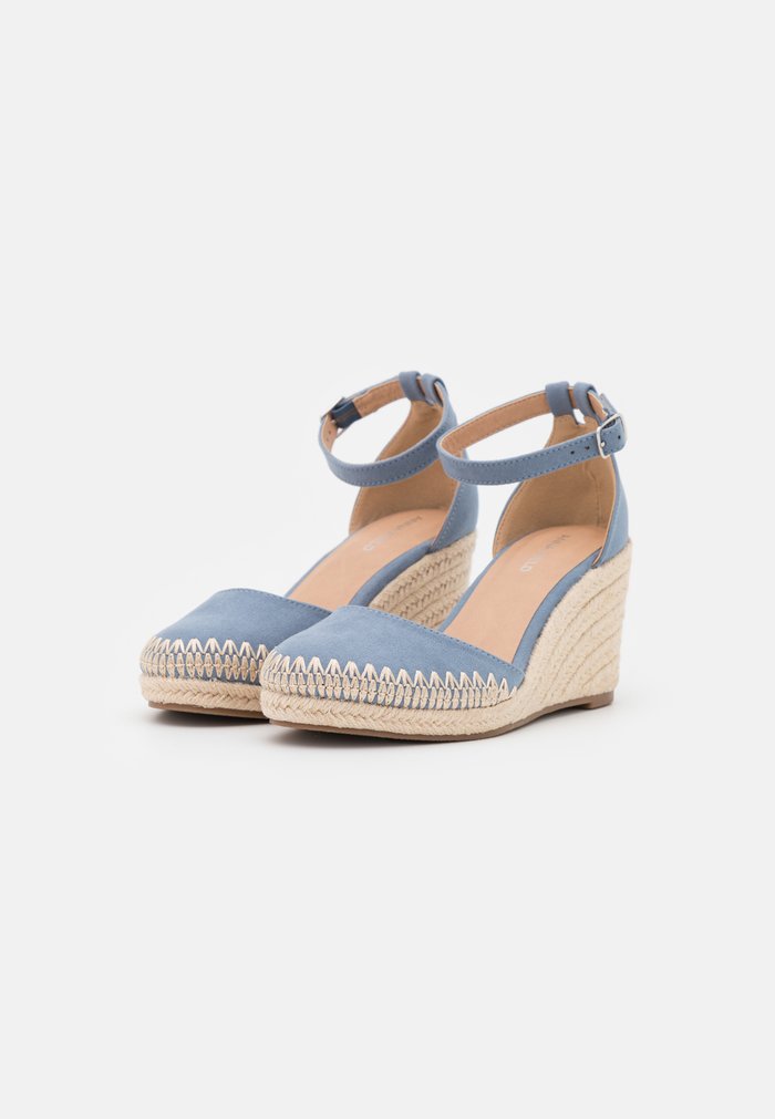 Talons Anna Field Wedge platform Boucle Bleu Clair Femme | QLC-9818089